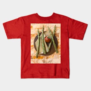 Asparagus and tomato Kids T-Shirt